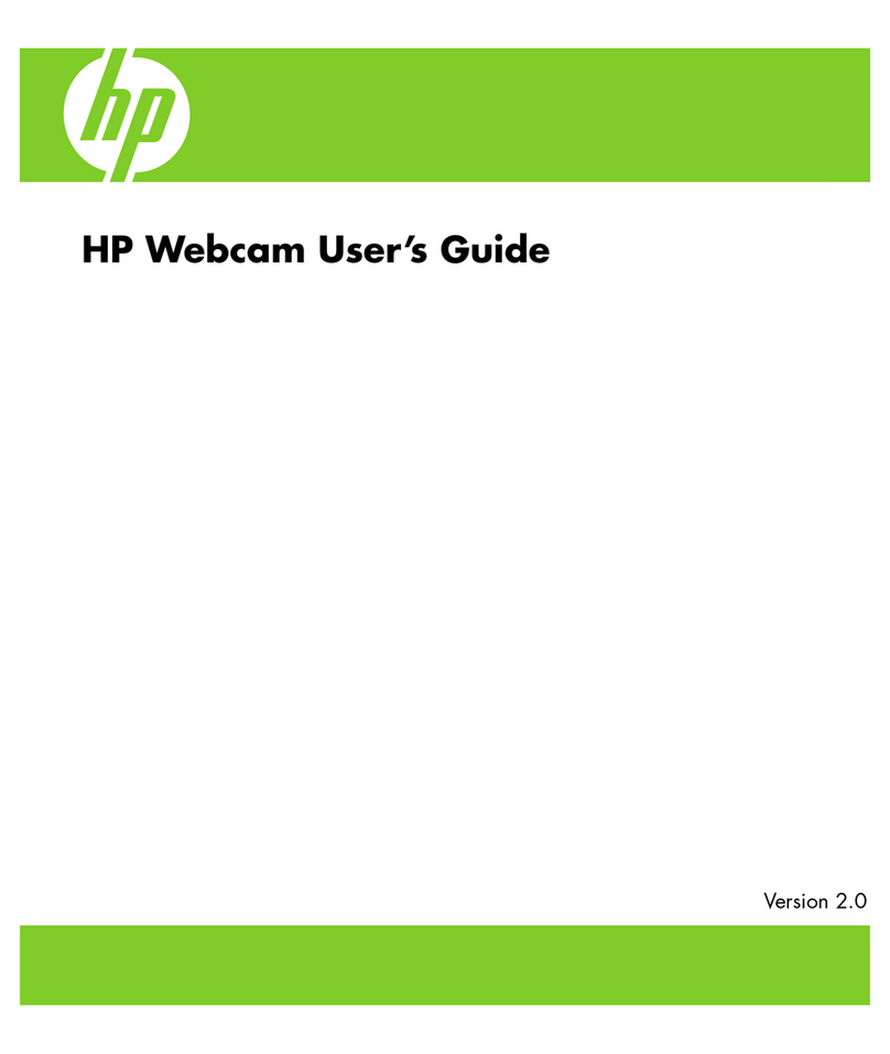 HP VGA Webcam for Notebook PCs User manual HP VGA Webcam for Notebook PCs User manual