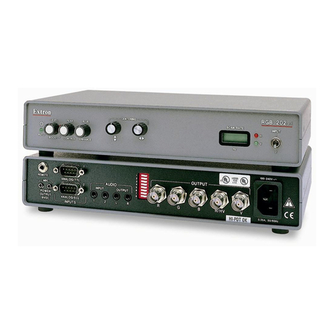 Extron electronics RGB 202 VS SL2 User manual
