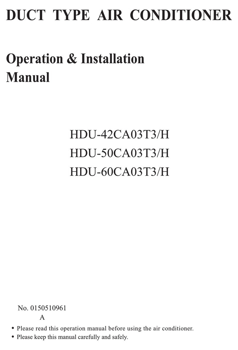Haier HDU-42CA03T3 User manual