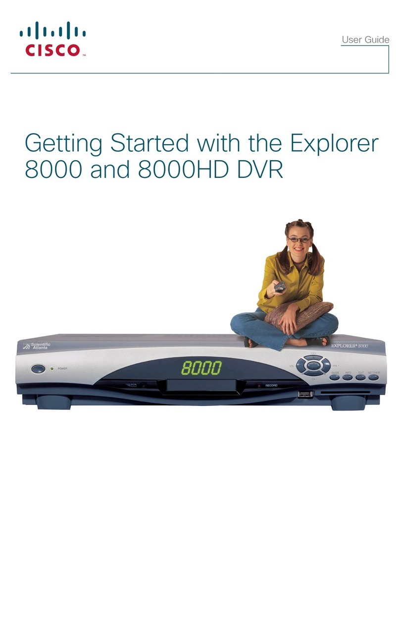 Cisco Explorer 8000 User manual