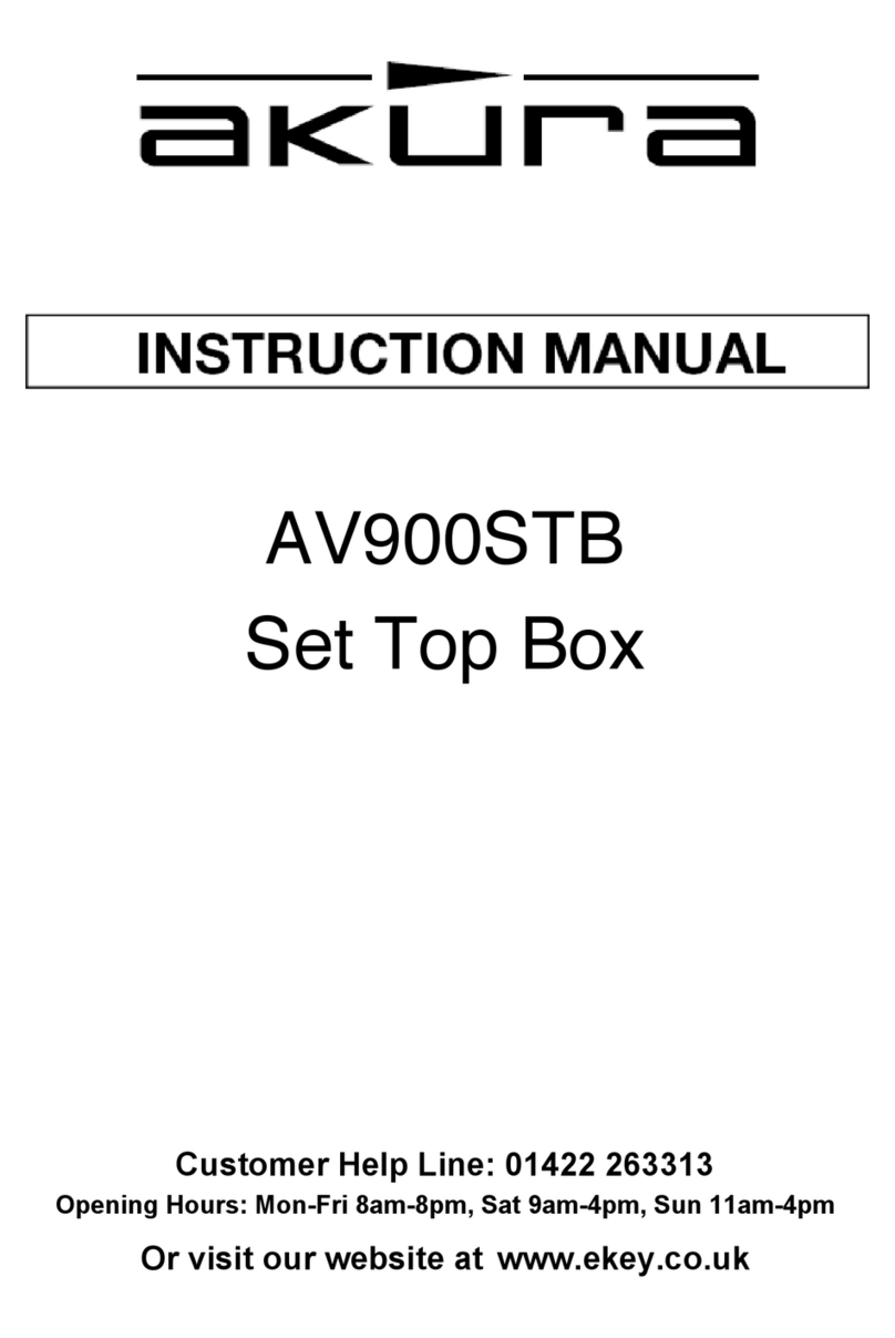Akura AV900STB instruction manual