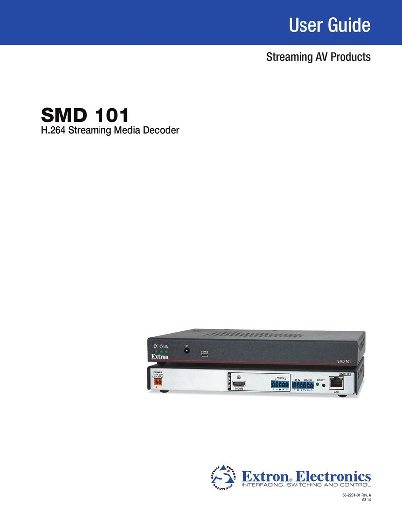 Extron electronics SMD 101 user guide