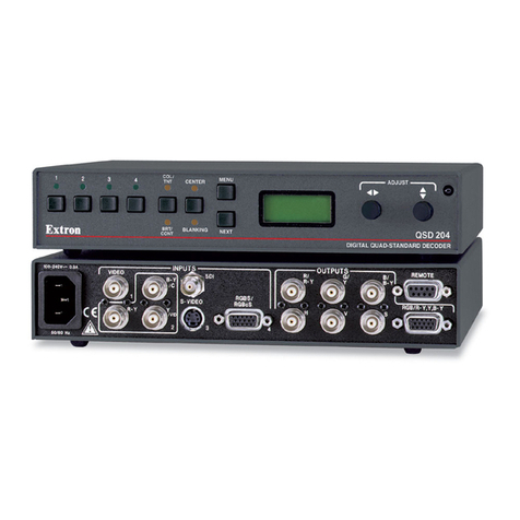 Extron electronics QSD 204 User manual