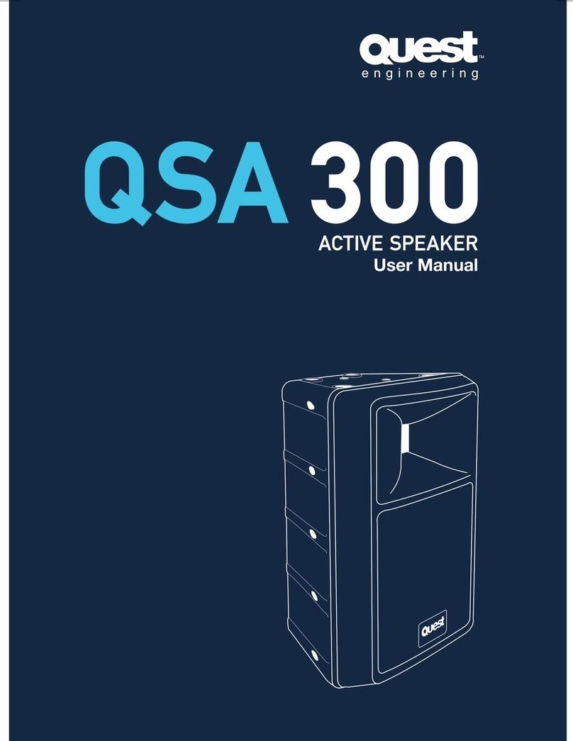 Quest Engineering QSA 300 User manual Quest Engineering QSA 300 User manual
