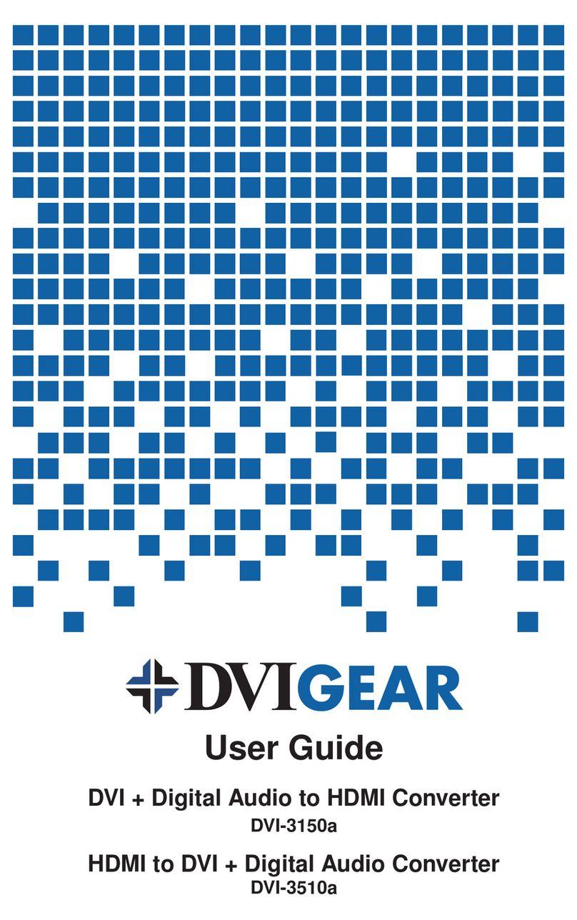 DVIGear DVI-3150a User manual DVIGear DVI-3150a User manual