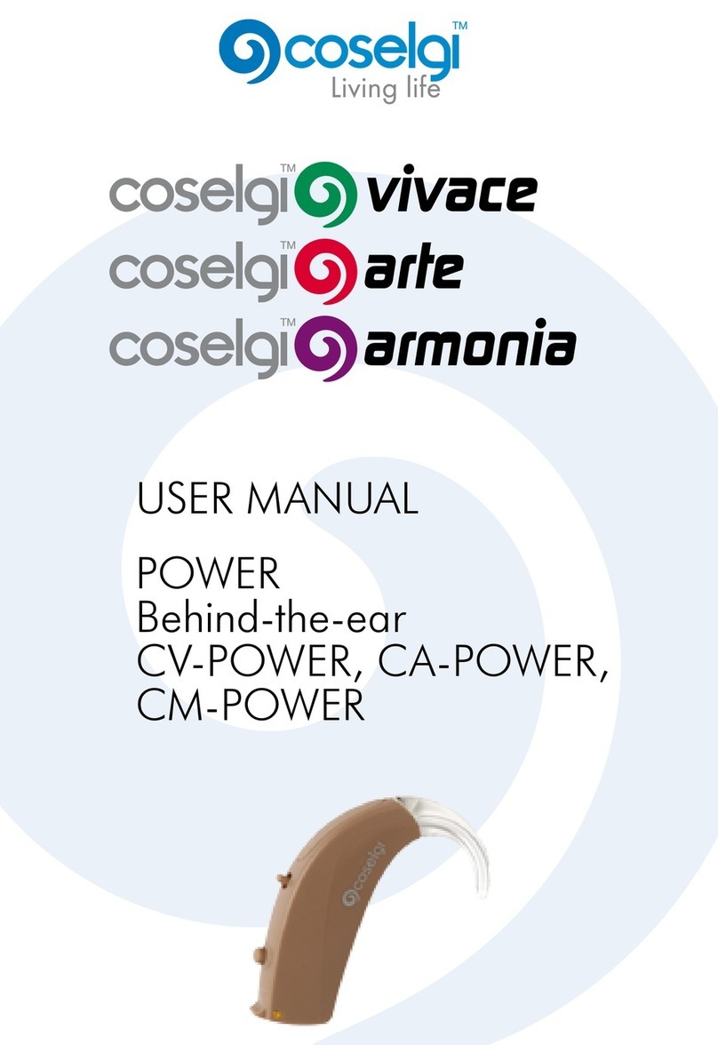 Coselgi Vivace CV-POWER User manual Coselgi Vivace CV-POWER User manual