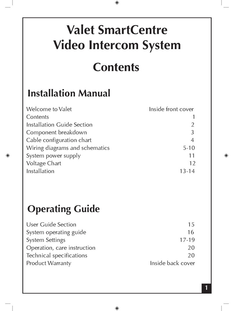 Valet SmartCentre installation manual