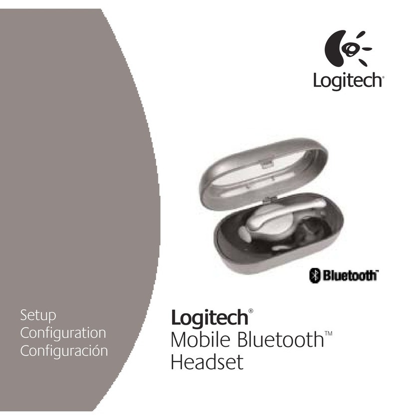 Logitech Mobile Bluetooth Headset User guide