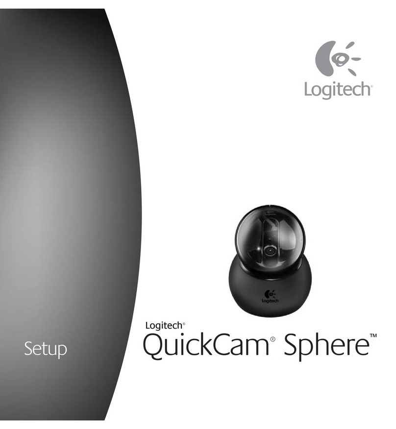 Logitech QuickCam Sphere User manual Logitech QuickCam Sphere User manual