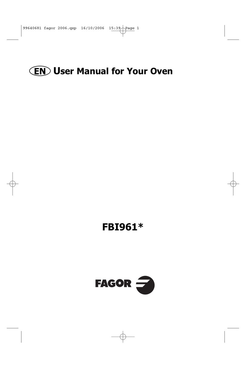 Fagor FBI961 Series User manual