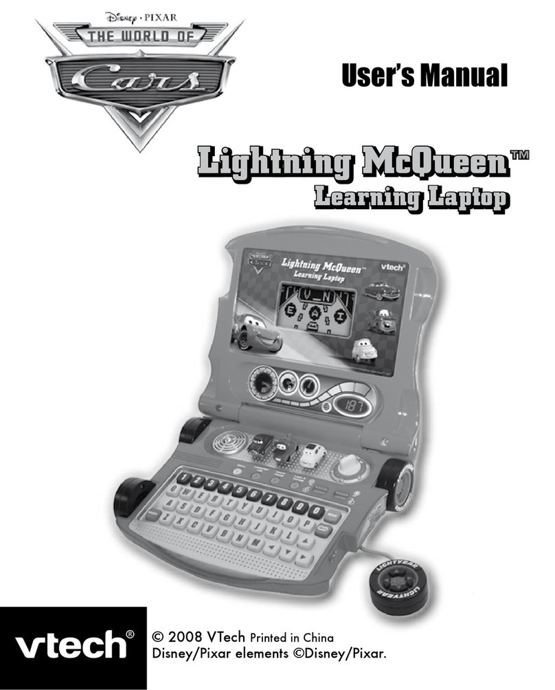 V-tech Lightning McQueen User manual