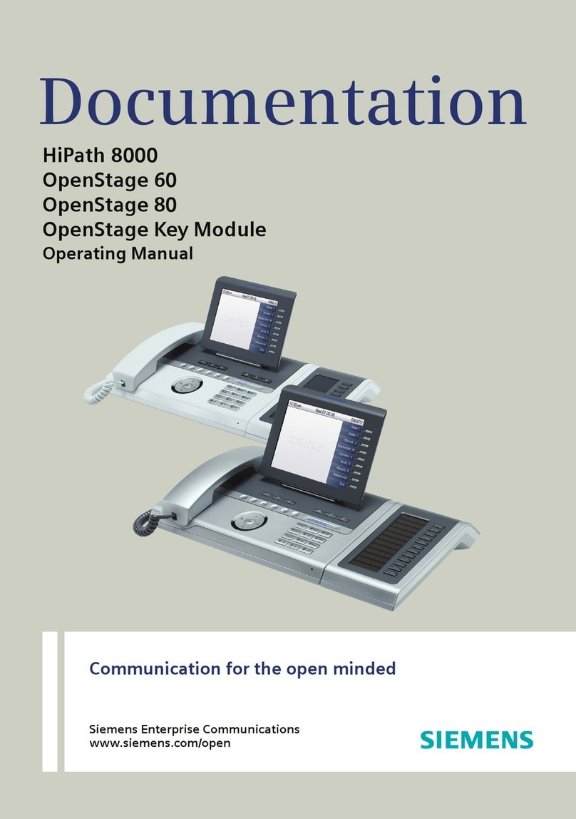 Siemens HiPath 8000 User manual