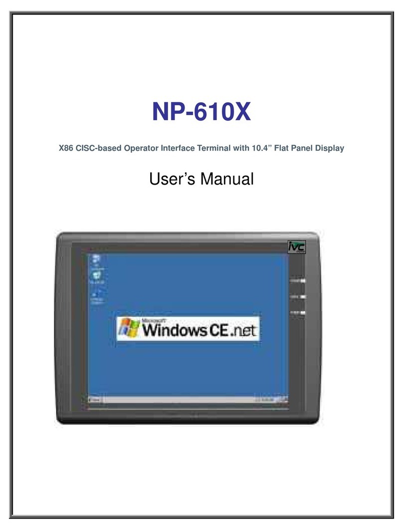 IVC Displays NP-610X user manual