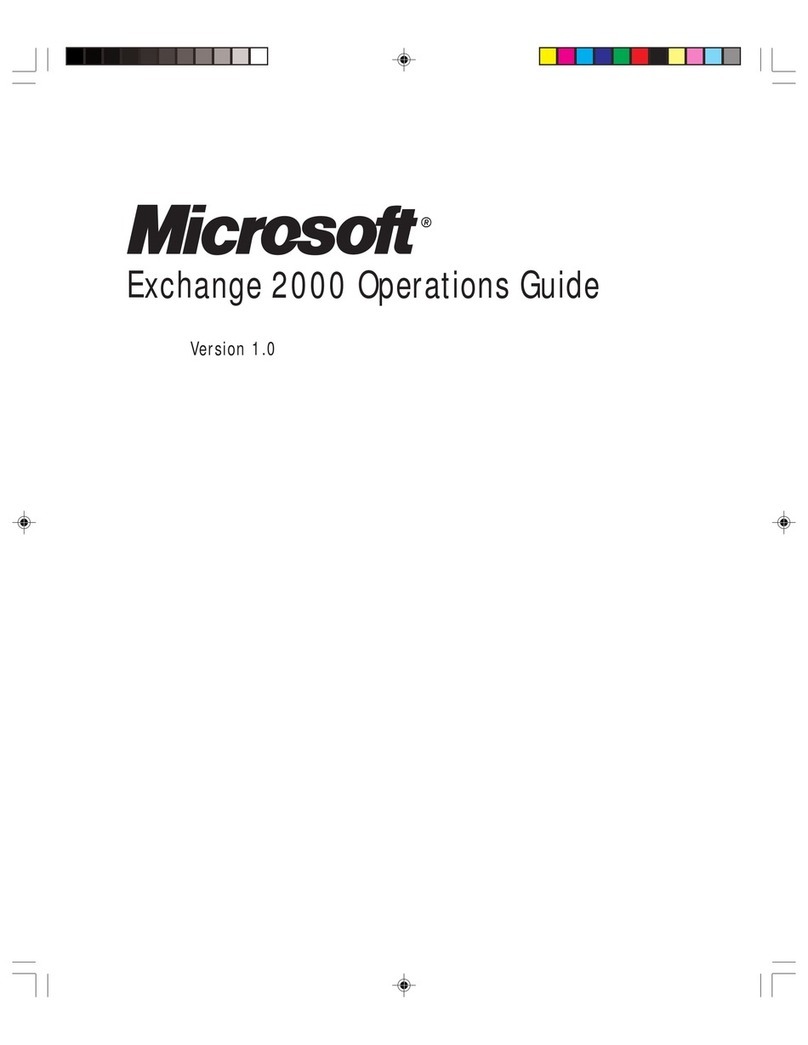 Microsoft Exchange 2000 User manual