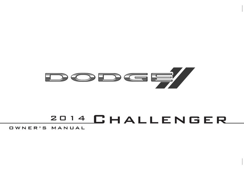 Dodge 2014 dodge challenger User manual Dodge 2014 dodge challenger User manual