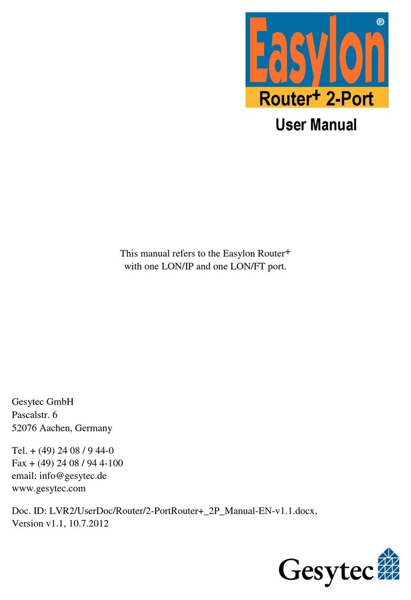 Gesytec Easylon user manual