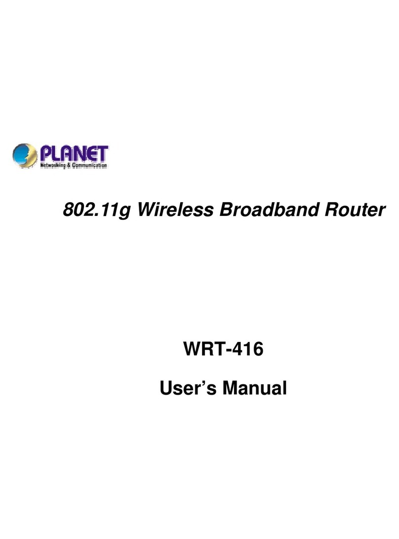 Planet WRT-416 user manual