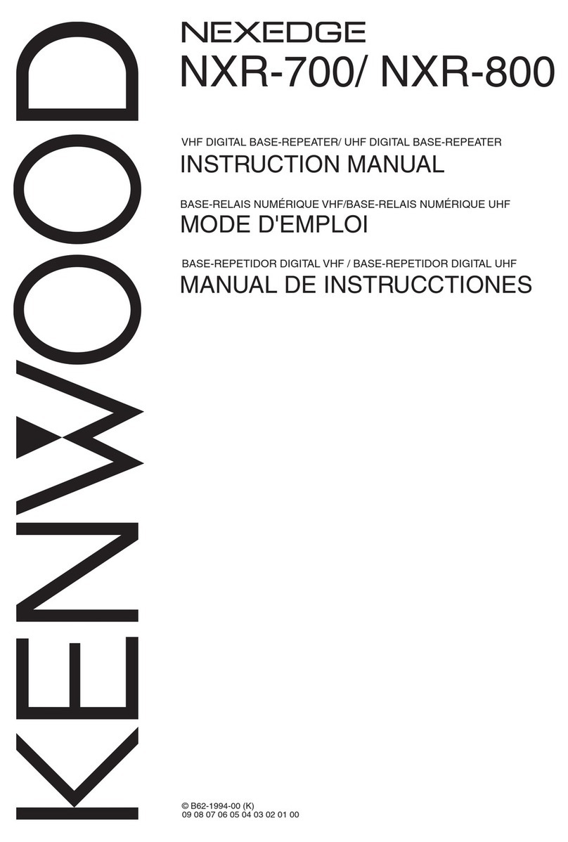 Kenwood NEXEDGE NXR-700 User manual