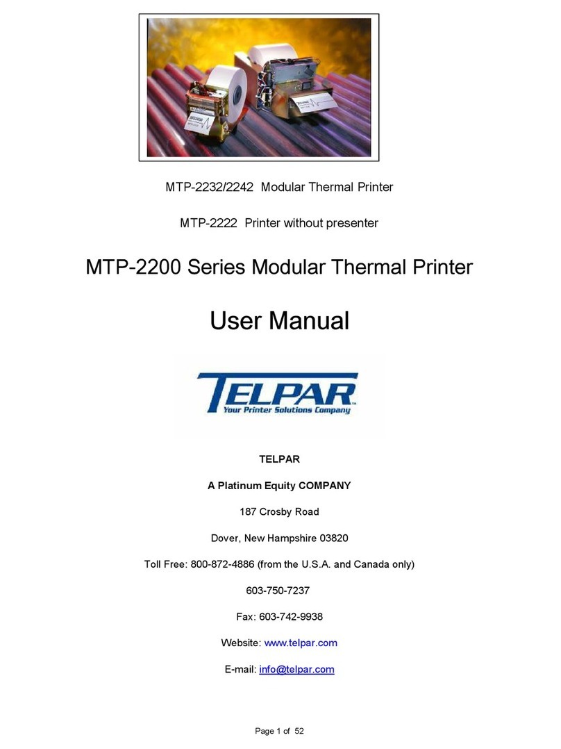 Telpar MTP-2232 User manual Telpar MTP-2232 User manual