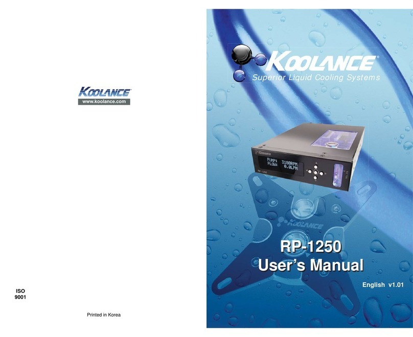 Koolance RP-1250 user manual
