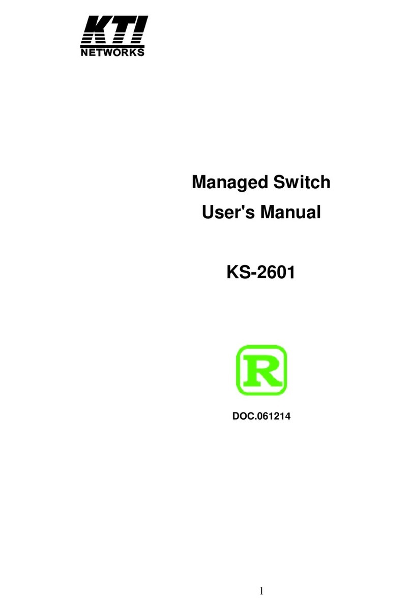 KTI Networks KS-2601 User manual