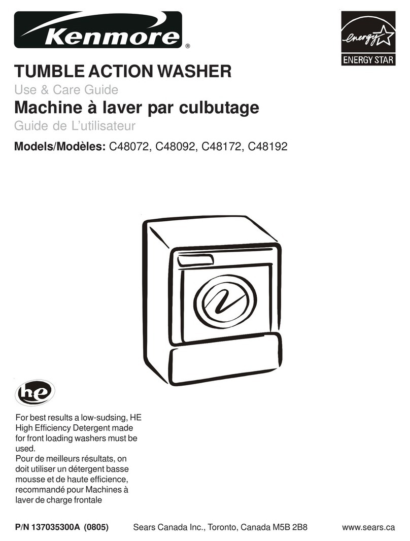 Kenmore C48072 User manual