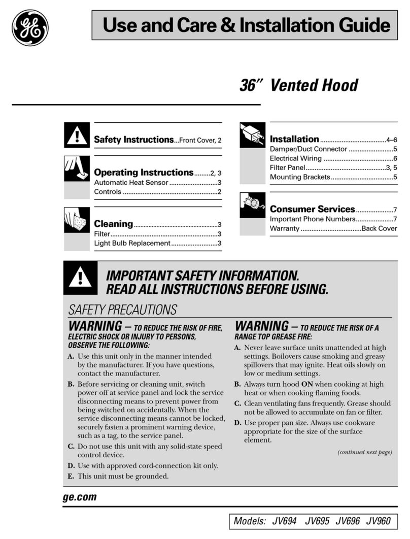 GE JV694 Training manual