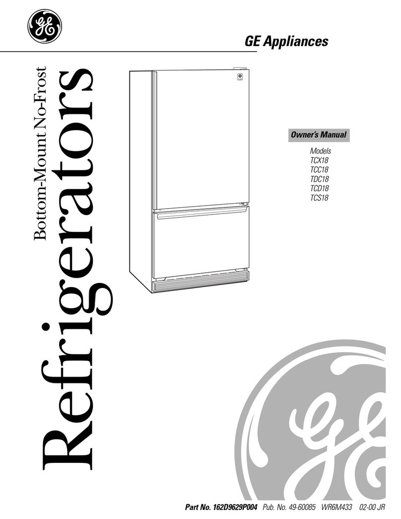 GE TCX18 owner's manual