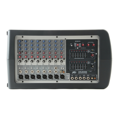 Peavey XR 8300 User manual Peavey XR 8300 User manual
