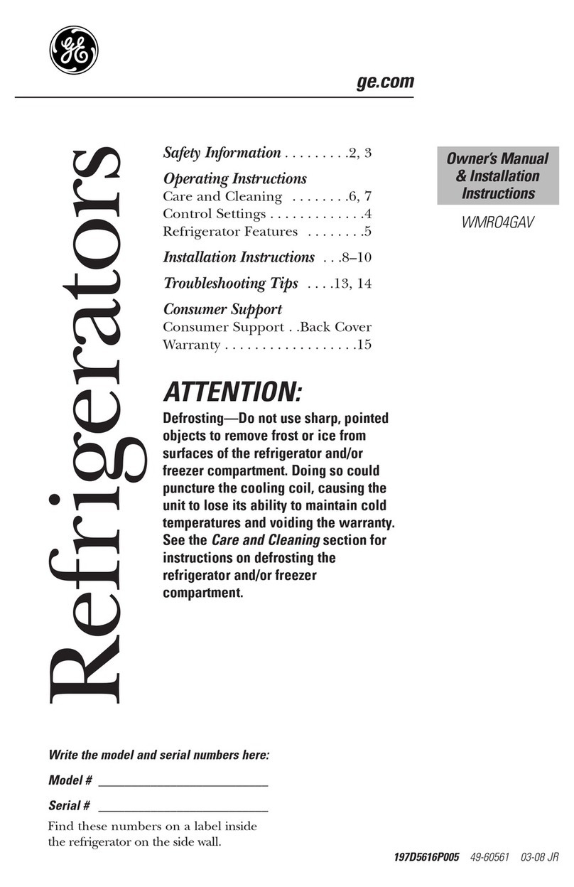 GE WMRO4GAV Original instructions GE WMRO4GAV Original instructions