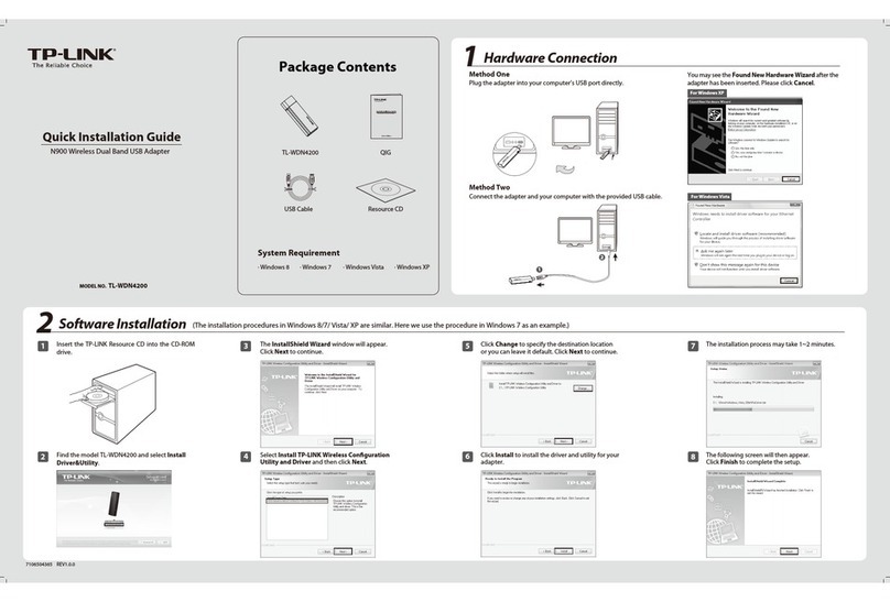 TP-Link TL-WDN4200 User manual