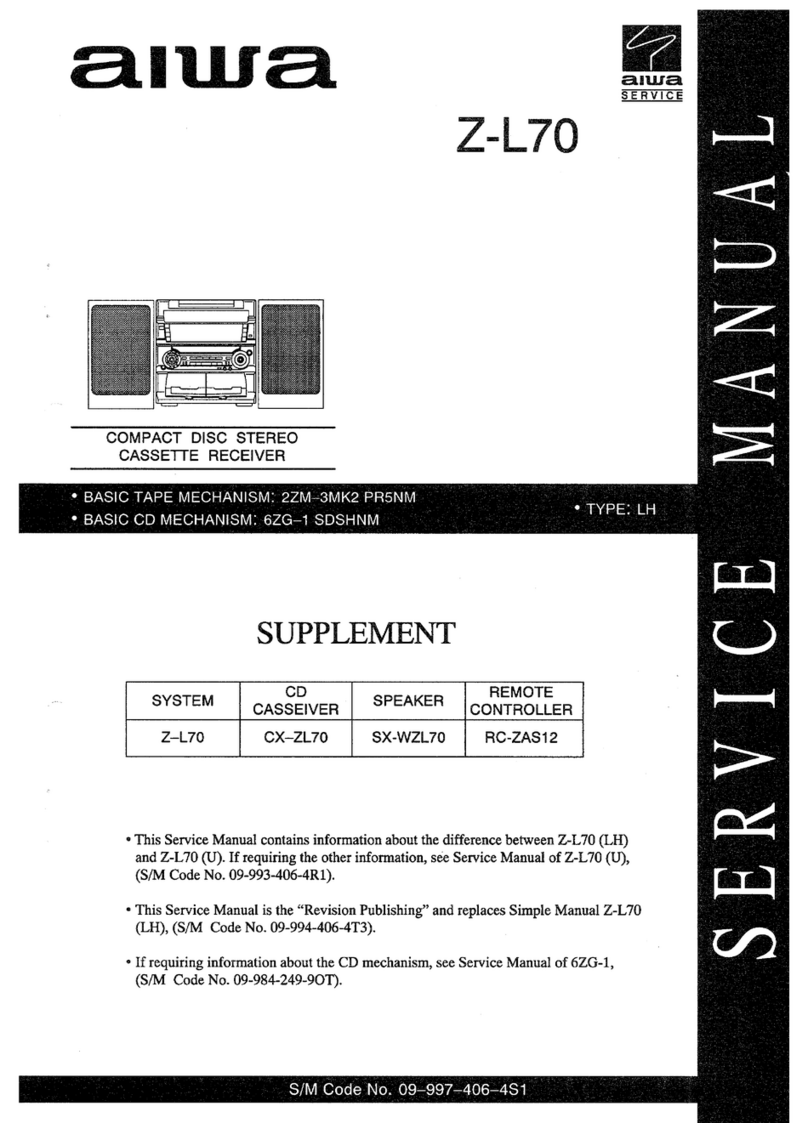Aiwa Z-L70 Service manual