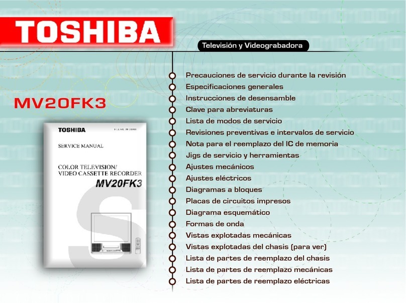 Toshiba MV20FK3 Service manual