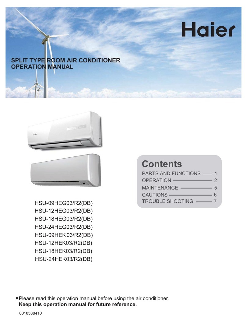Haier HSU-09HEG03/R2(DB) User manual