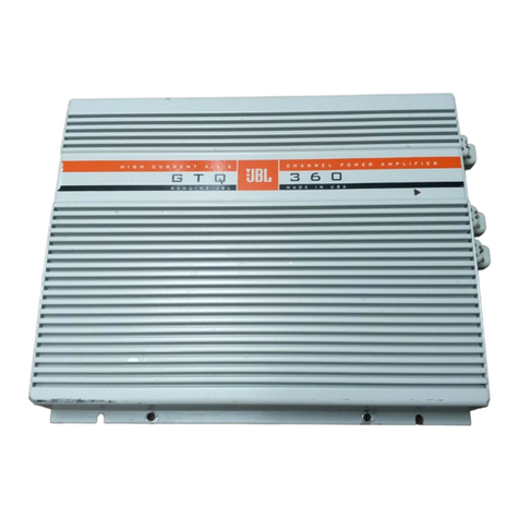 JBL GTQ360 Technical manual