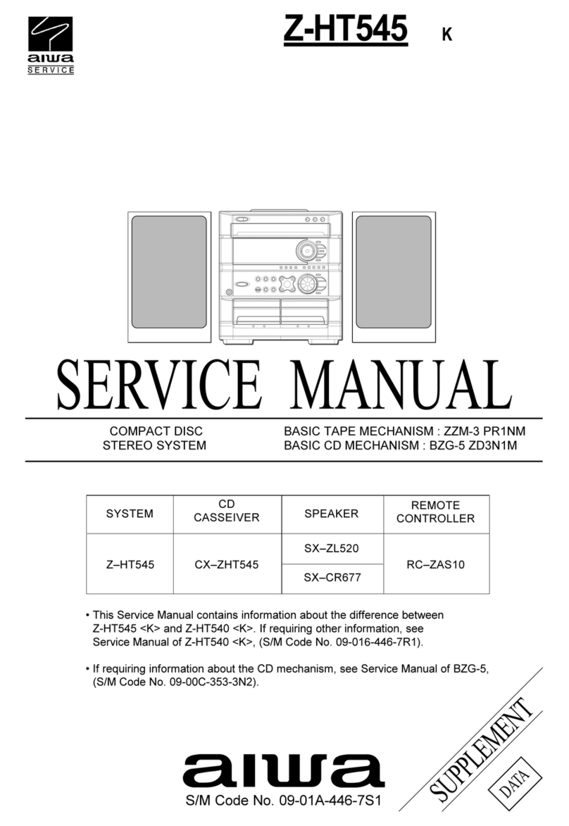 Aiwa Z-HT545 Service manual