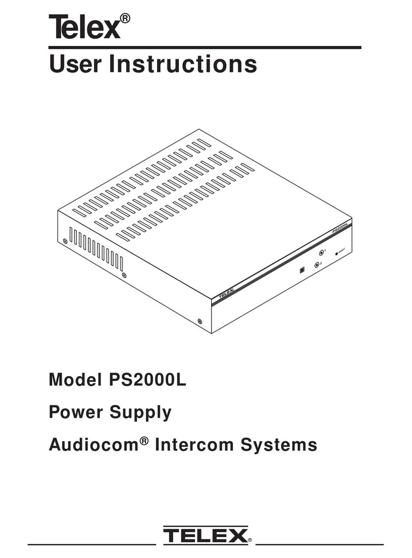 Telex Audiocom PS2000L User manual