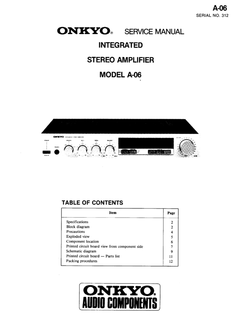 Onkyo A-06 User manual