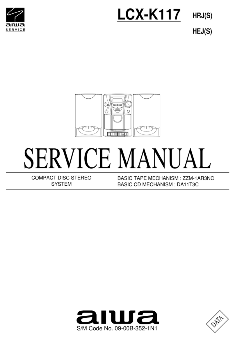 Aiwa LCX-K117 Service manual