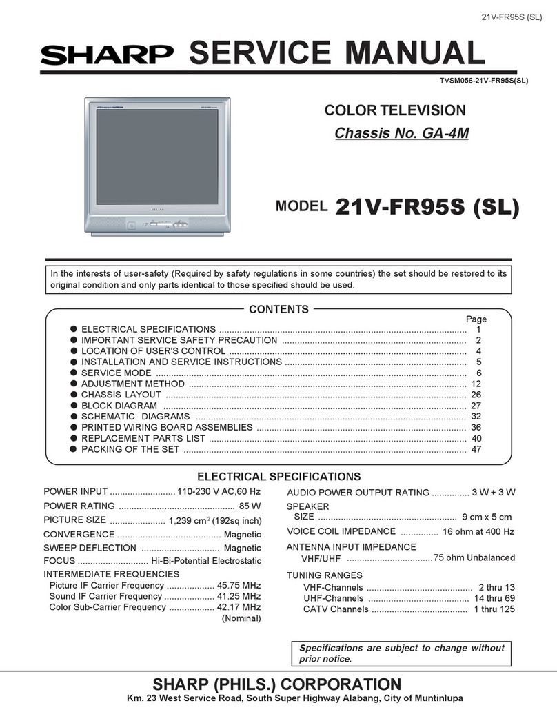 Sharp 21V-FR95S User manual