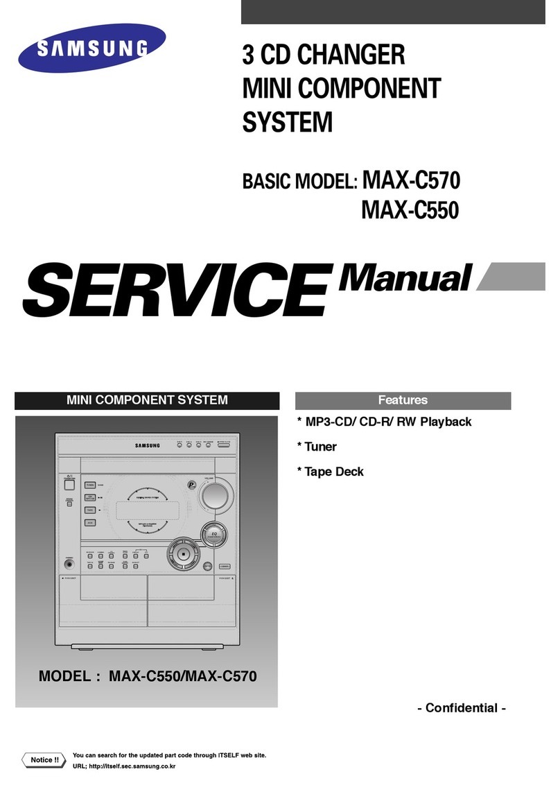 Samsung MAX-C570 Service manual
