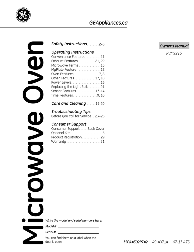 GE PVM9215 User manual