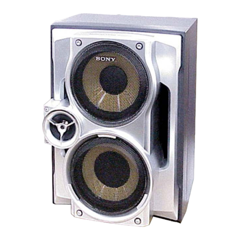 Sony SS-RV20 User manual