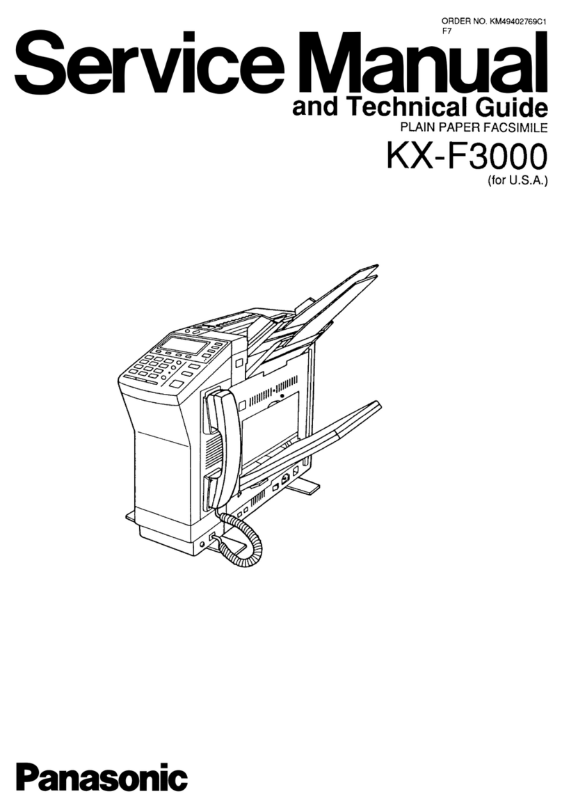 Panasonic KX-F3000 Quick start guide