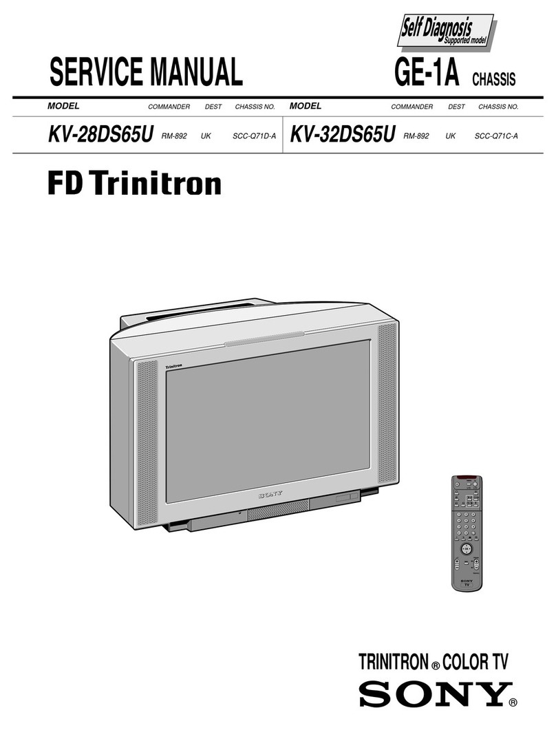 Sony KV-28DS65U Service manual
