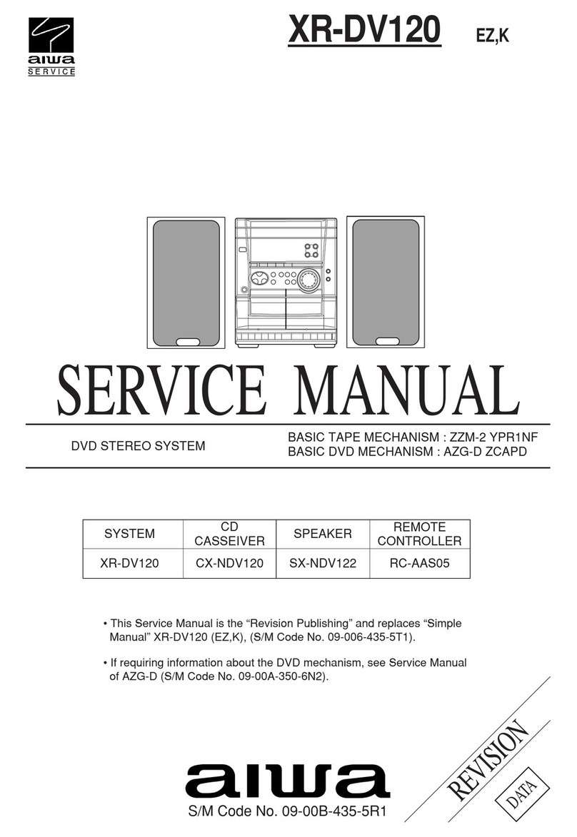 Aiwa XR-DV120 Service manual