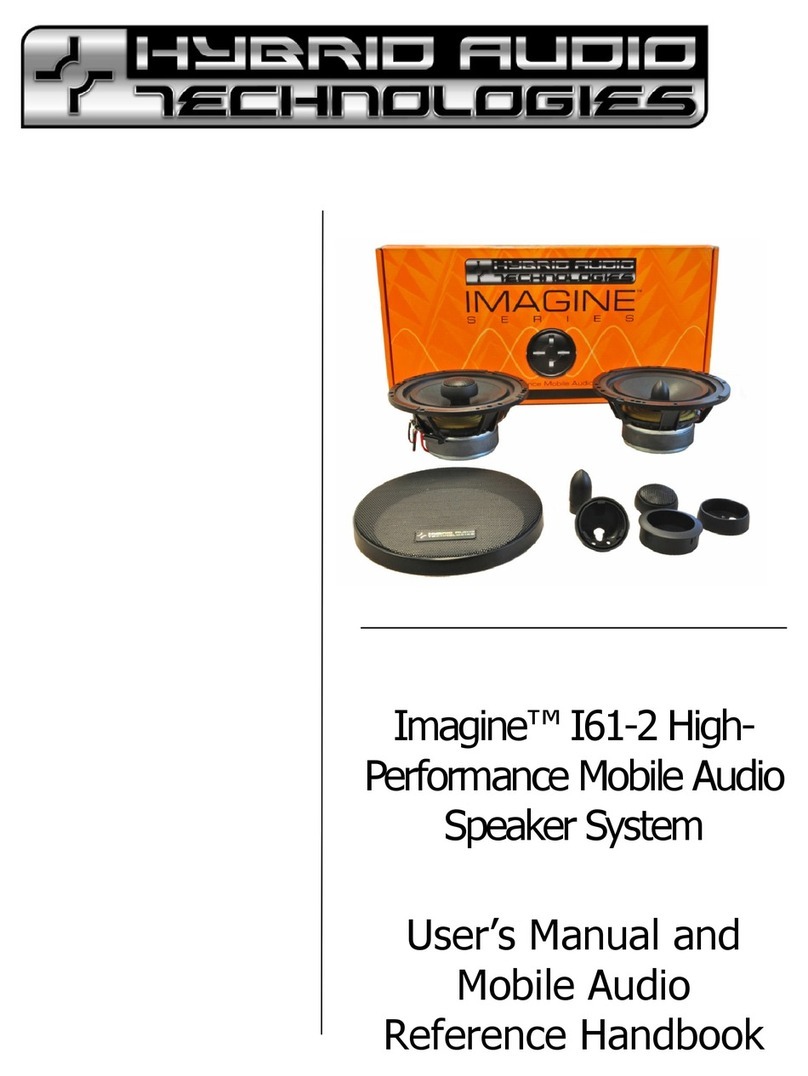Hybrid Audio Technologies Imagine I61-2 User's manual and  mobile audio reference handbook