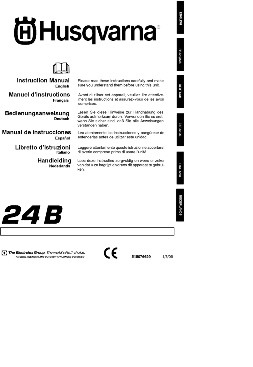 Husqvarna 24B instruction manual