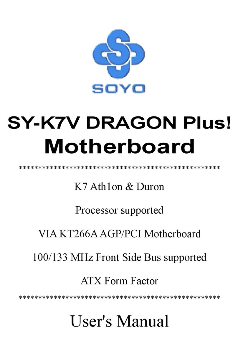 SOYO SY-K7V DRAGON Plus User manual