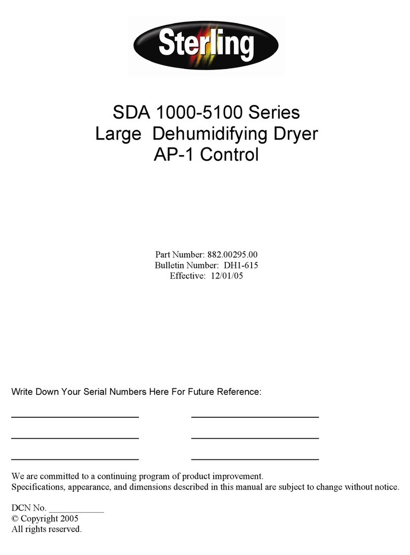 Sterling SDA 1000-5100 Series User manual